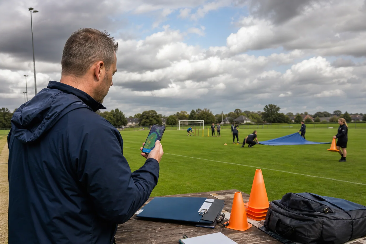 Sportdag met wisselvallig weer en een voorbereid alternatief programma